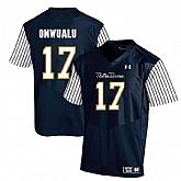 Notre Dame Fighting Irish 17 James Onwualu Navy College Football Jersey Dzhi,baseball caps,new era cap wholesale,wholesale hats